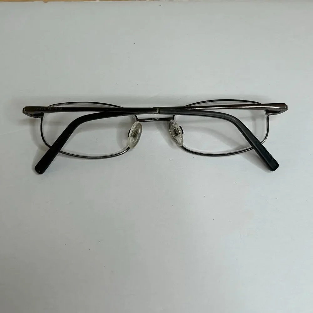 Joseph Abboud Eyeglasses Matte Gun Frames 145 Flex Hinges Women Full Rim